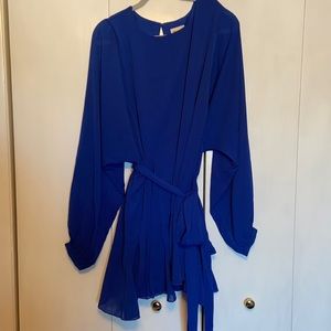 Fun blue party dress